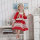 JannyBB design red lace boutique Christmas dress